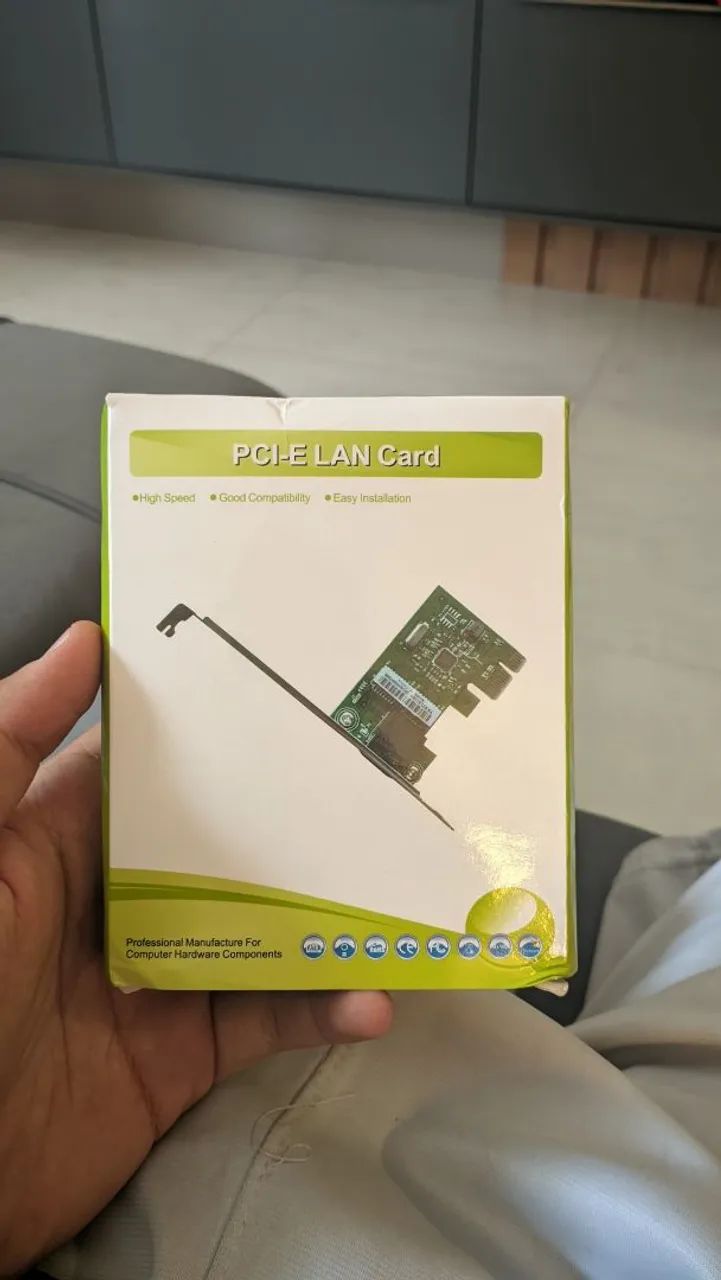 Placa de rede pci-e para computador 