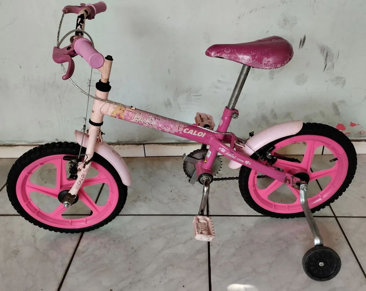 Bicicleta da Barbie aro 16