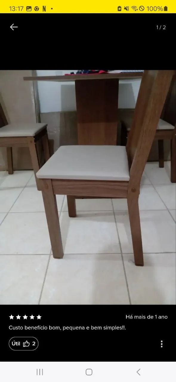 Mesa 4 cadeiras  - Foto 2