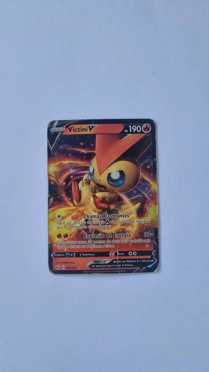Carta Pokémon VICTINI V - ORIGINAL  - Foto 2