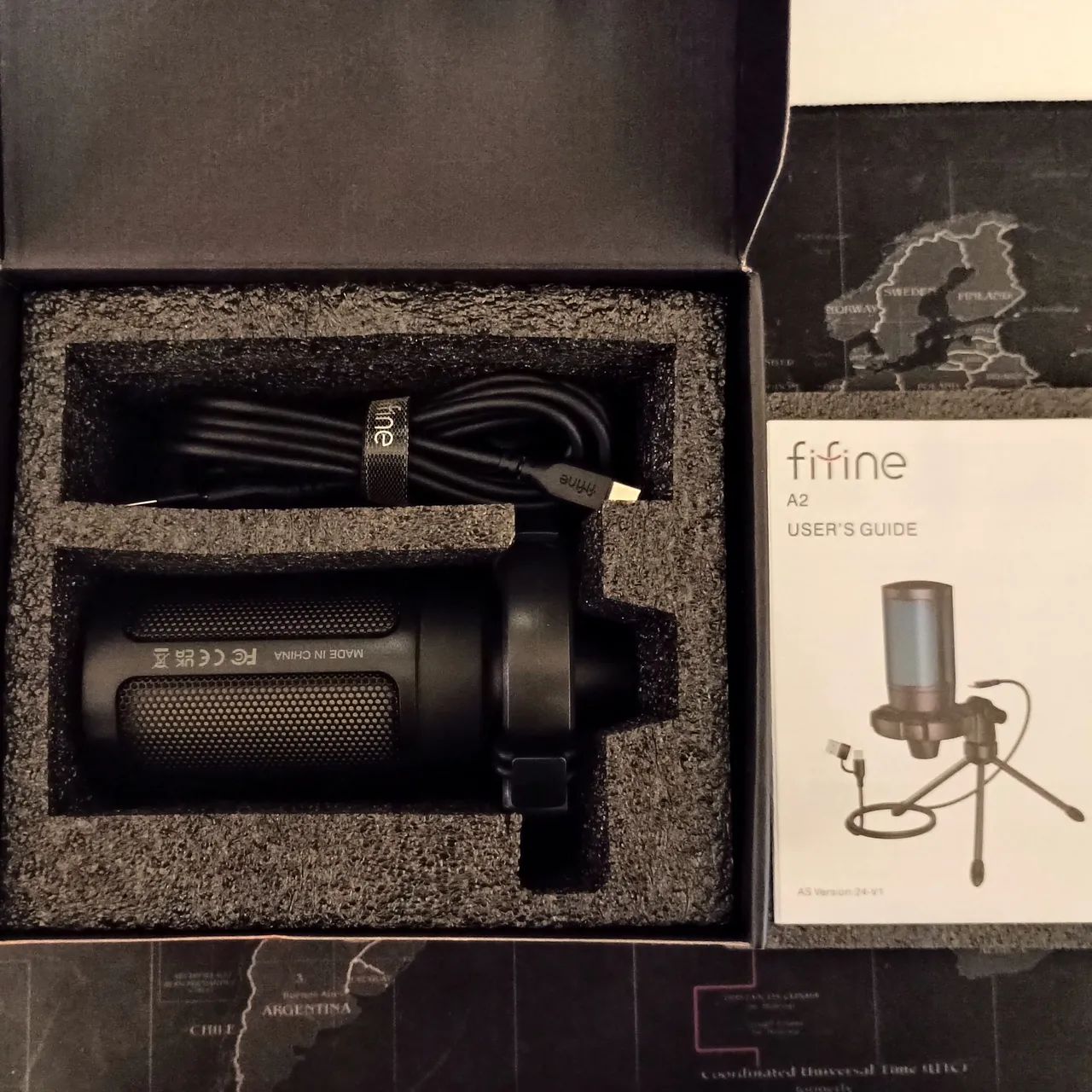 (novo) Microfone Fifine A2 condensador - Foto 3