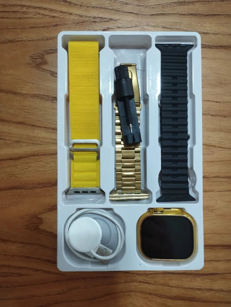 Smartwatch Ultra Max Big 2.2 Infinity Display Golden Edition - Foto 3