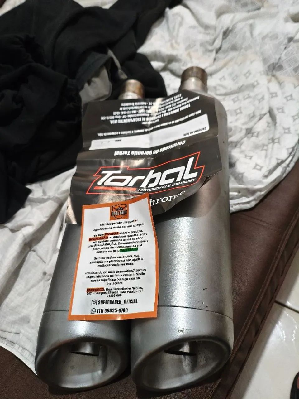 Ponteira Torbal Harley Davidson Modelo para Fatbob