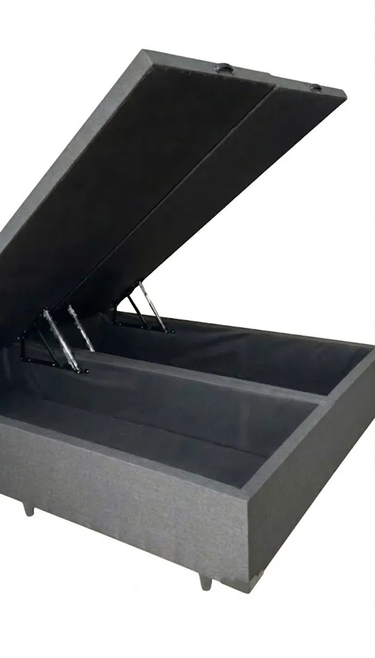 Cama King Ortobom Absolut + Box Baú Duplo (193cmx203cm) - Foto 2
