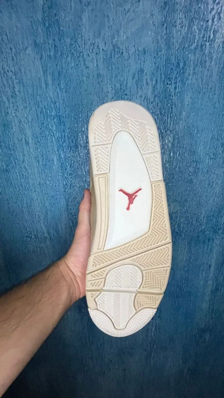 Air Jordan 4 Bege - Foto 3
