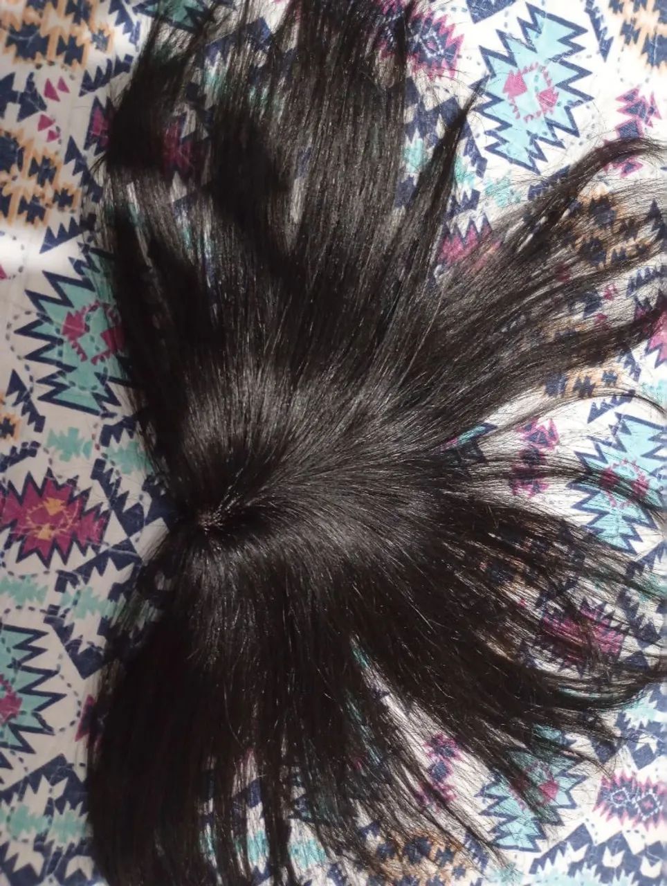 Topo/franja cabelo humano brasileiro  - Foto 3