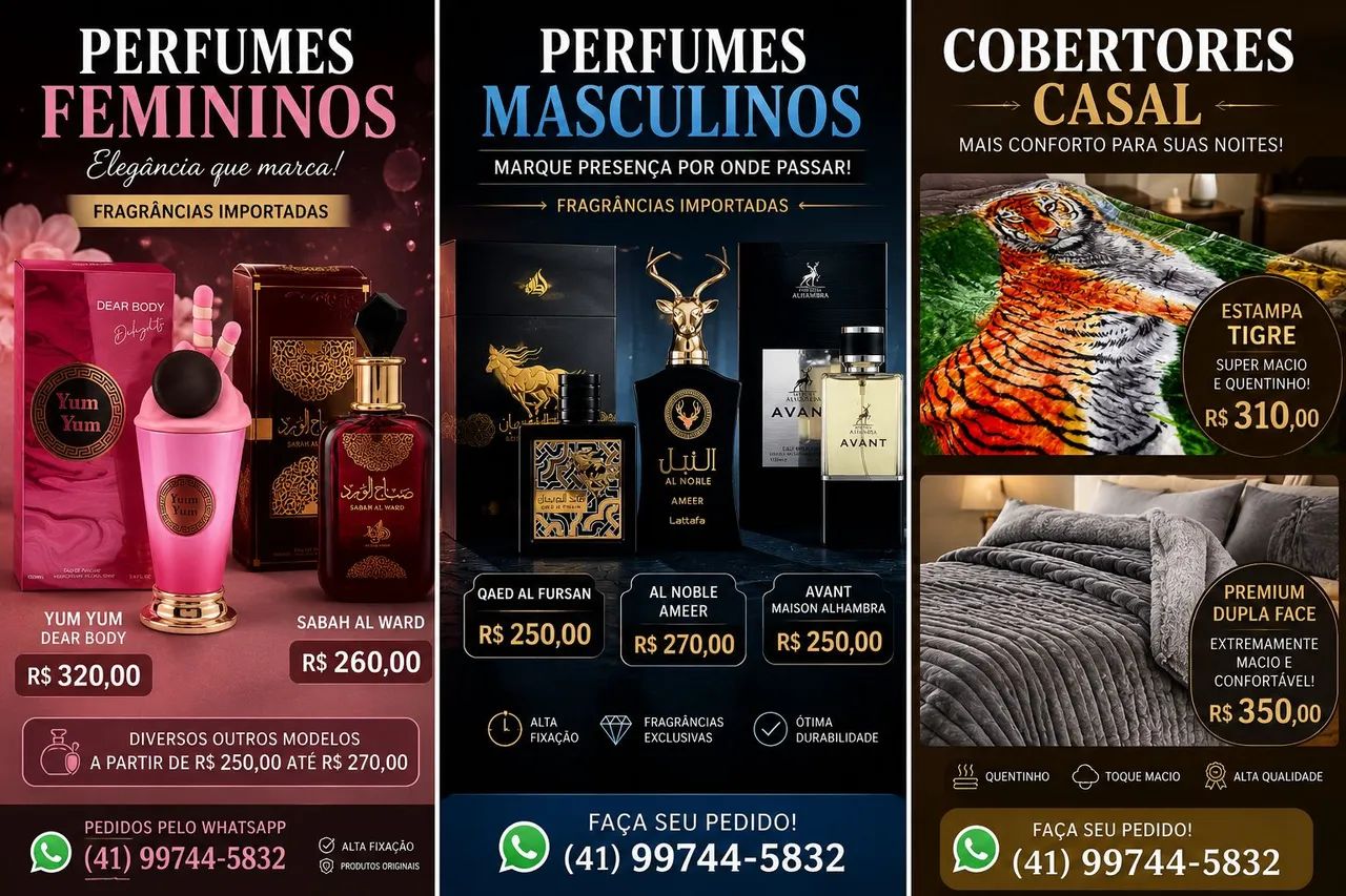 Perfumes importados 
