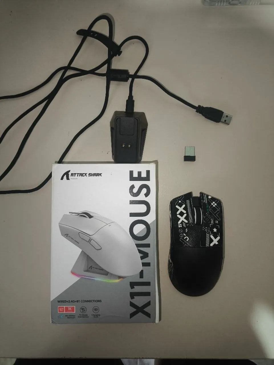 Mouse Attack Shark X11 Preto 