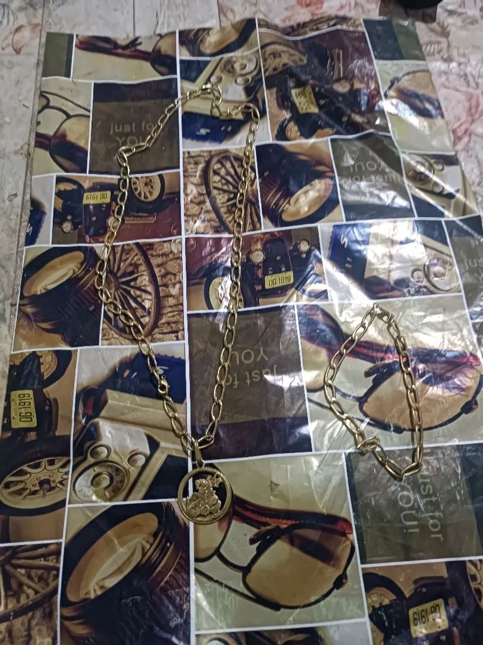 Conjunto Corrente e pulseira 