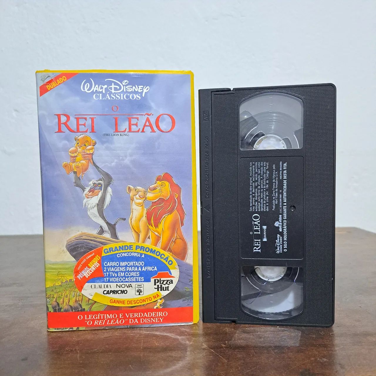 VHS O Rei Leão Disney Fita Dublada