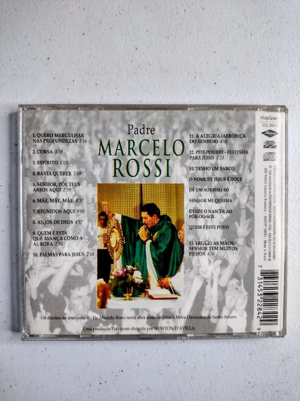 CD ORIGINAL PADRE MARCELO ROSSI - Foto 2