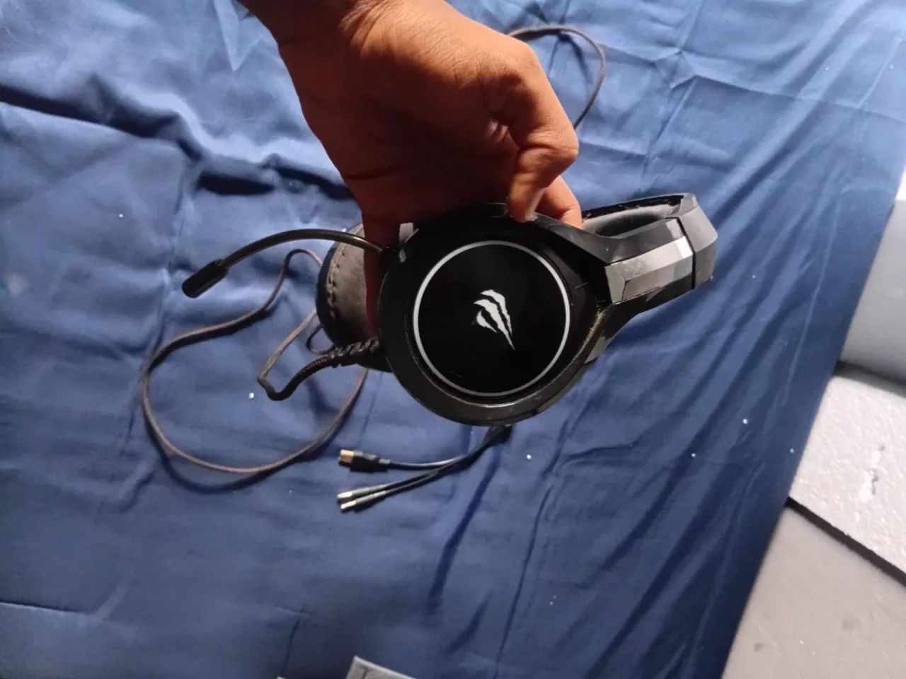 ? Fone Gamer com Microfone - Usado e Funcionando Perfeitamente - Foto 2