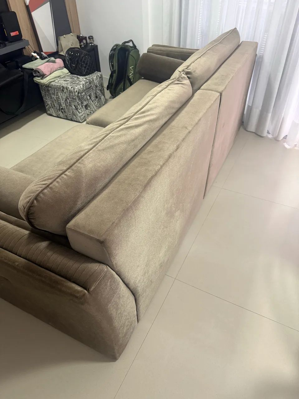 Sofá modulaque de alto padrão usado em perfeito estado. - Foto 5