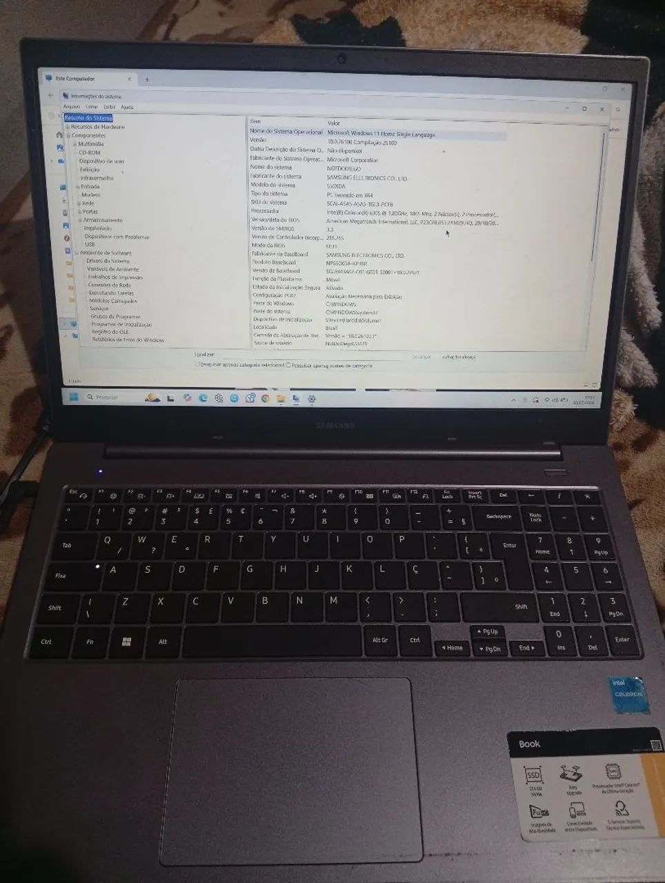 Notebook Muito Novo  Acompanha SSDNve+ SSD240gb+Cooler + Mouse - Foto 4