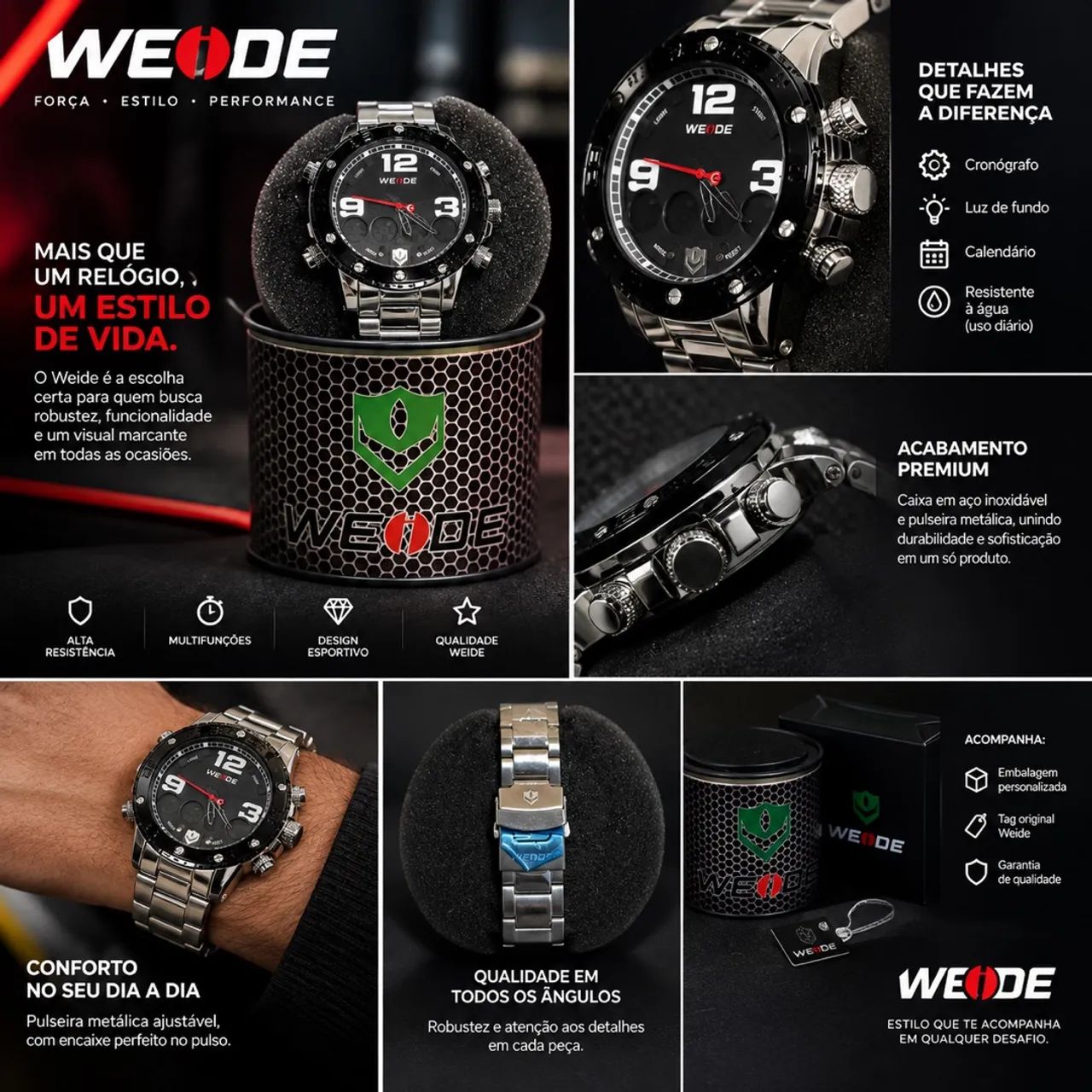 Relógio WEIDE ( NUNCA USADO )