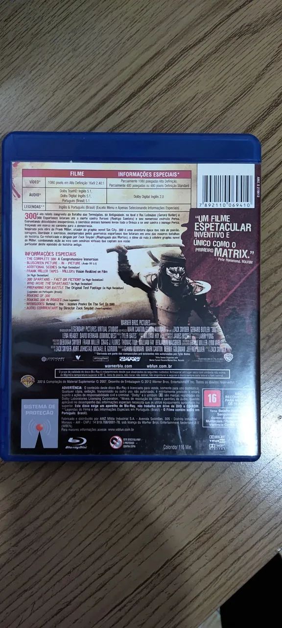 Filme 300 em Bluray - Foto 2