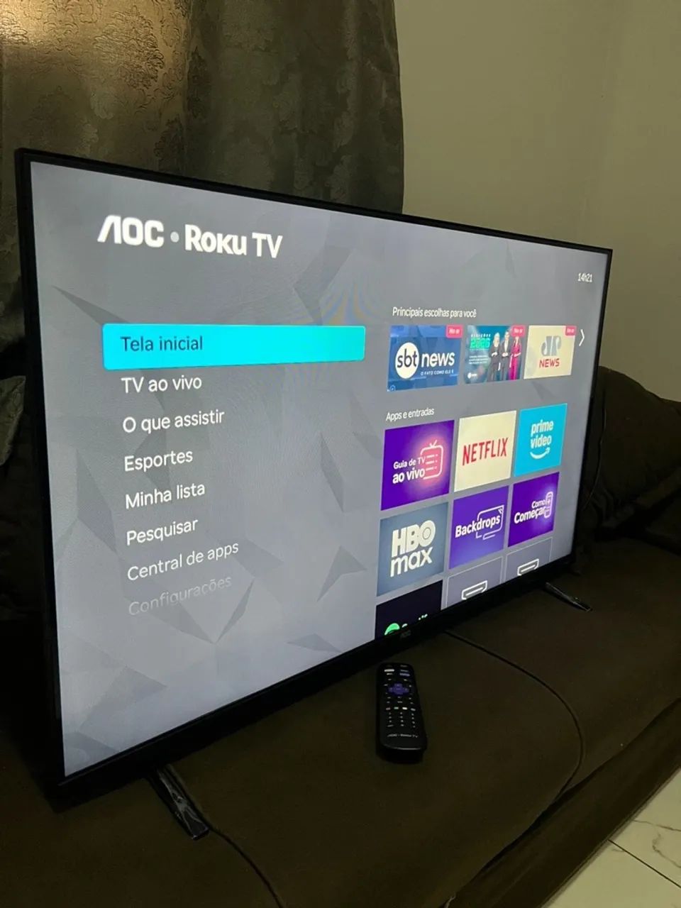 Tv Aoc Roku 43? Nova