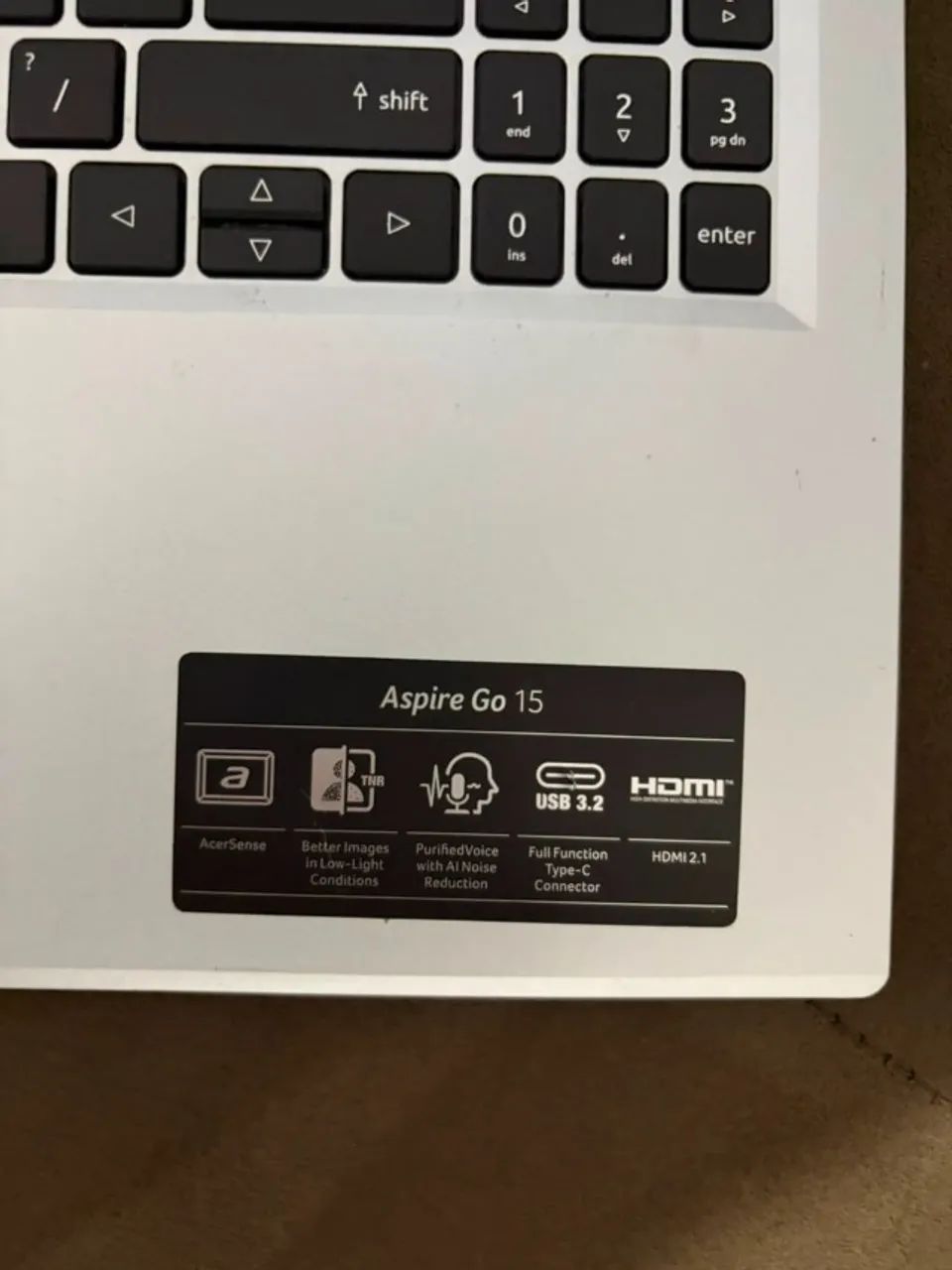 Notebook Aspire GO 15 zero DDR5 - Foto 4