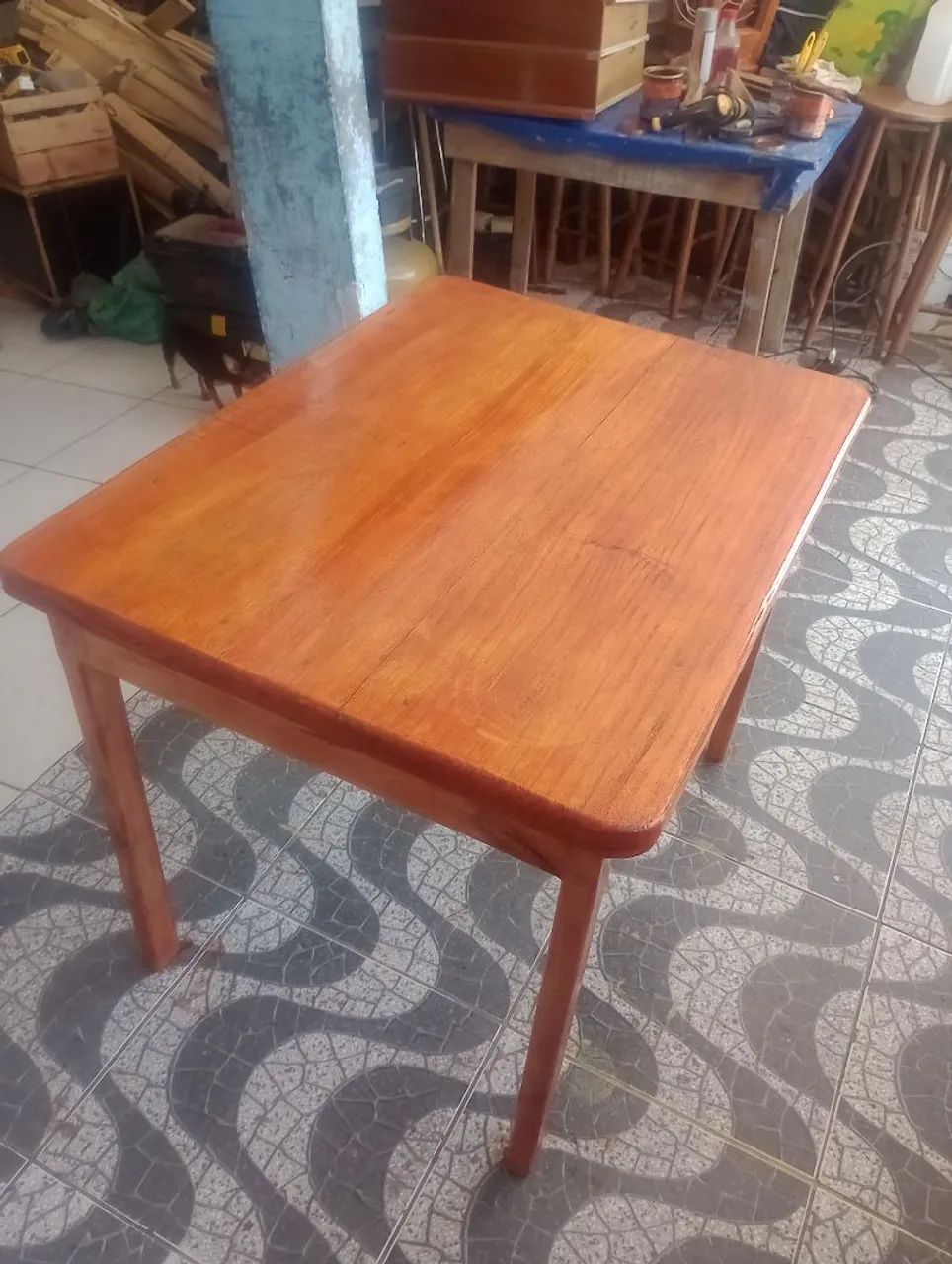 Mesa de madeira maciça nova 399,00 - Foto 4
