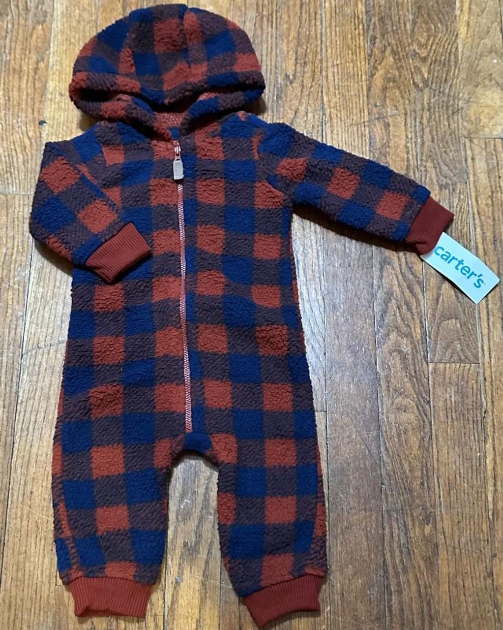 Macacão Carters Sherpa tamanhos 3 e 6 meses importados (Novo) - Foto 2