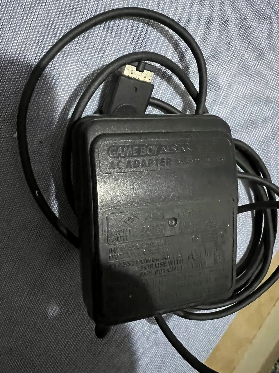 Carregador game boy advance sp