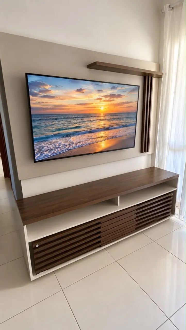 Rack com painel 