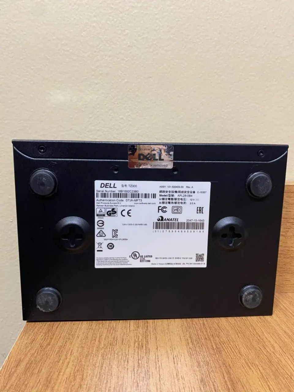 Firewall Dell SonicWall TZ300 - Perfeito Estado + Fonte Original - Foto 3
