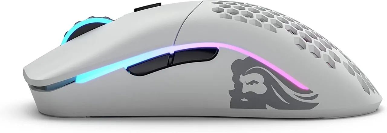 Glorious Gaming Mouse - Modelo O Matte White 67 g Superlight Honeycomb USB Gaming Mouse - Foto 3