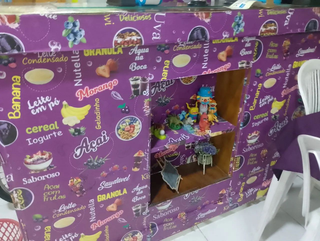 Balcão de palete invernizado