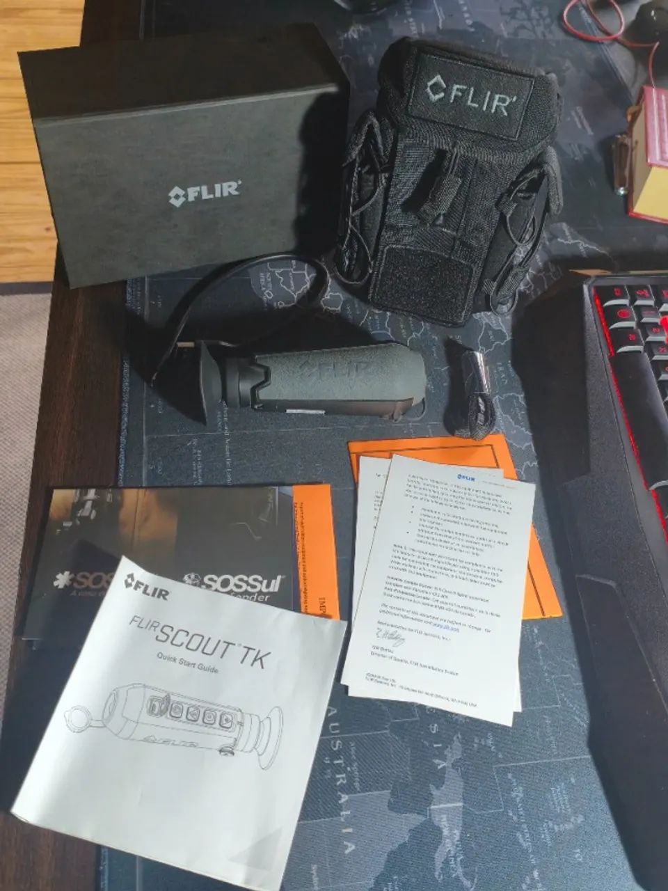 Monóculo De Visão Termal Flir Scout Tkx Preto (Usado) - Foto 4