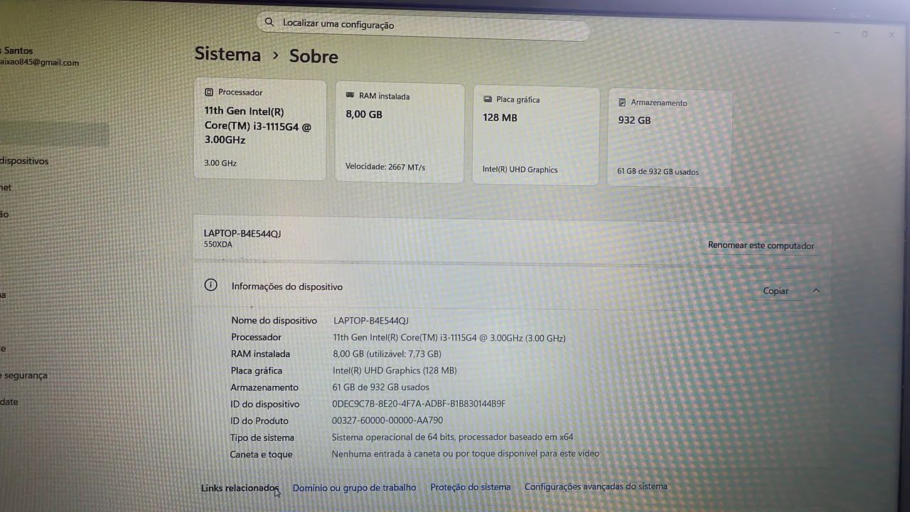 Samsung Book Intel core i3 + Teclado e Mouse Intelbras - Foto 5