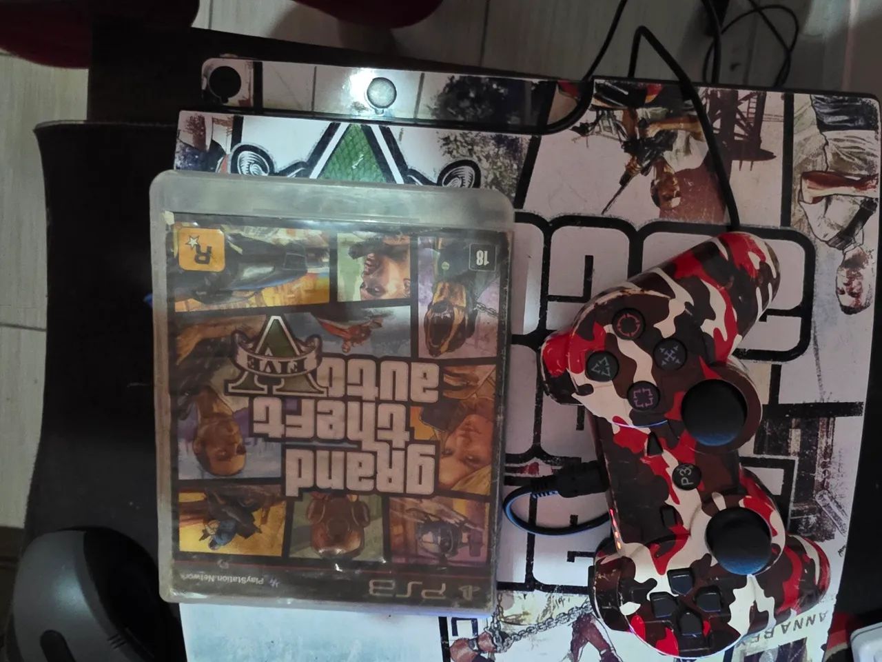 PlayStation 3 completo com dois controles  - Foto 2