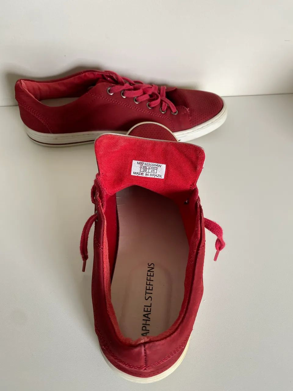 Sapatênis Raphael Steffens Vermelho - Foto 4