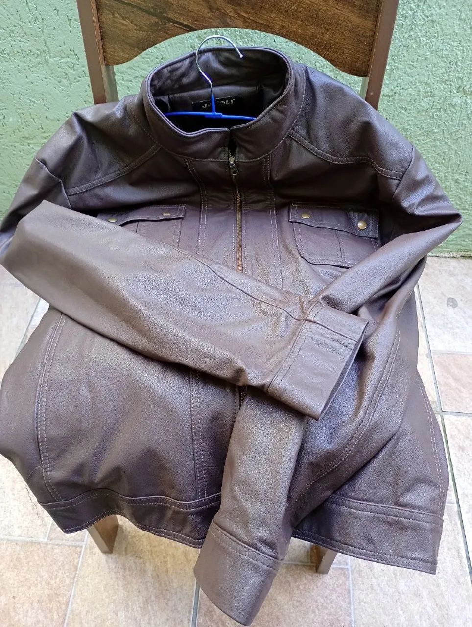 Jaqueta de Couro Javali (xxg) - Foto 5