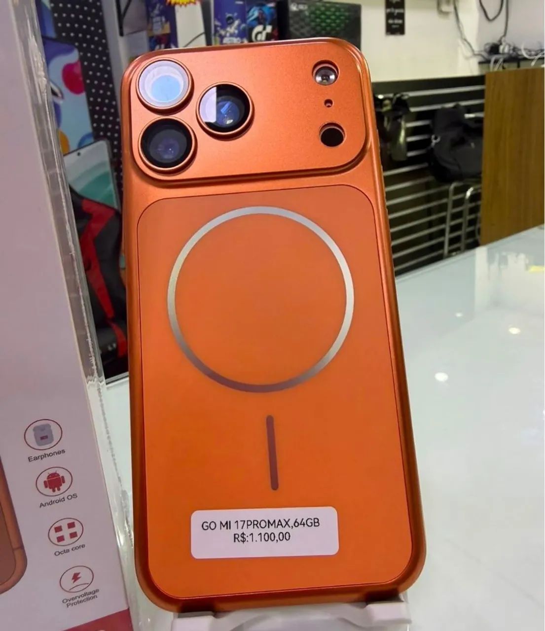Celular sabor 17 pro Max 256gb lacrado  - Foto 2