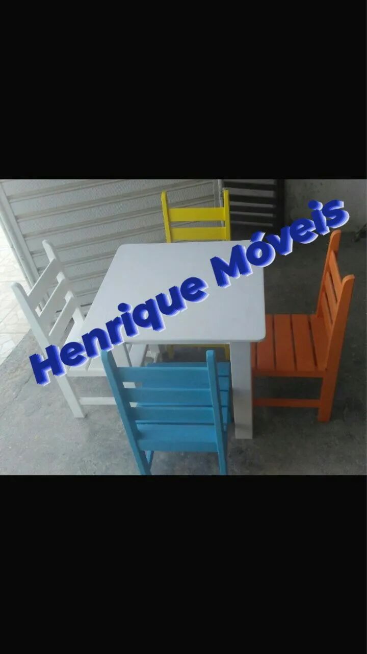Mesa e cadeiras infantil  - Foto 3