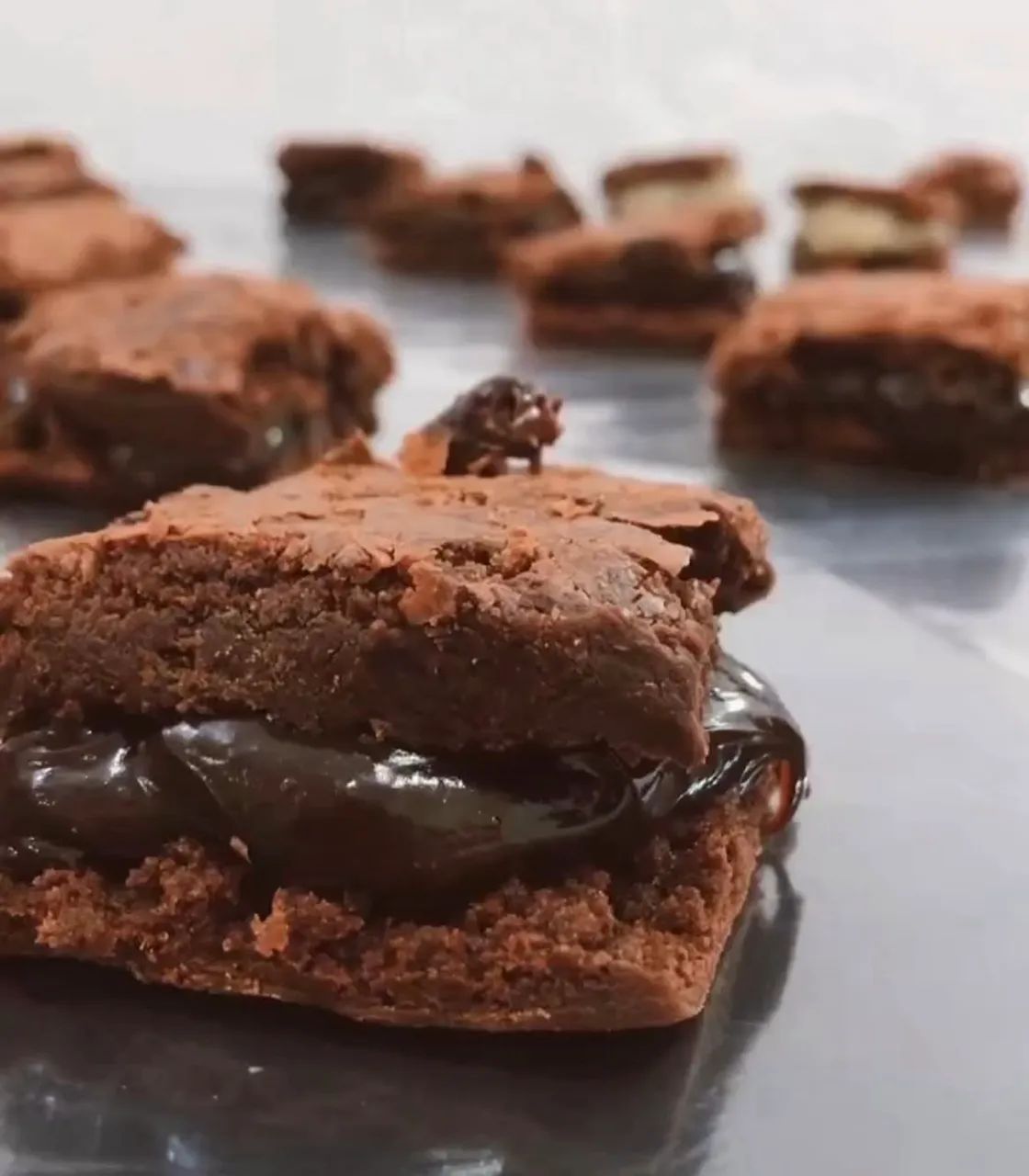 ?Brownies Recheados?