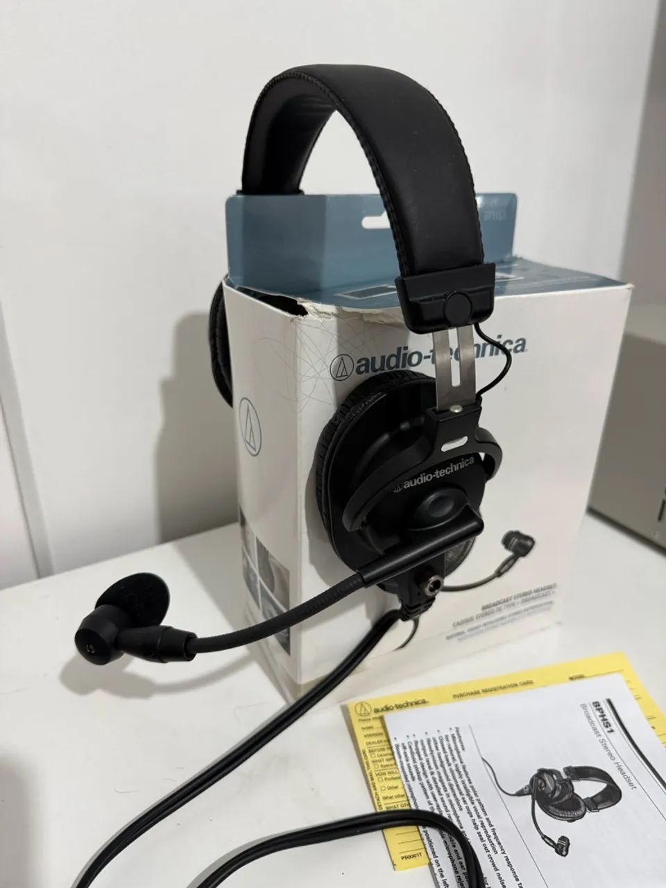 Audio-Technica BPHS1 - Headset Profissional Broadcast | Open Box