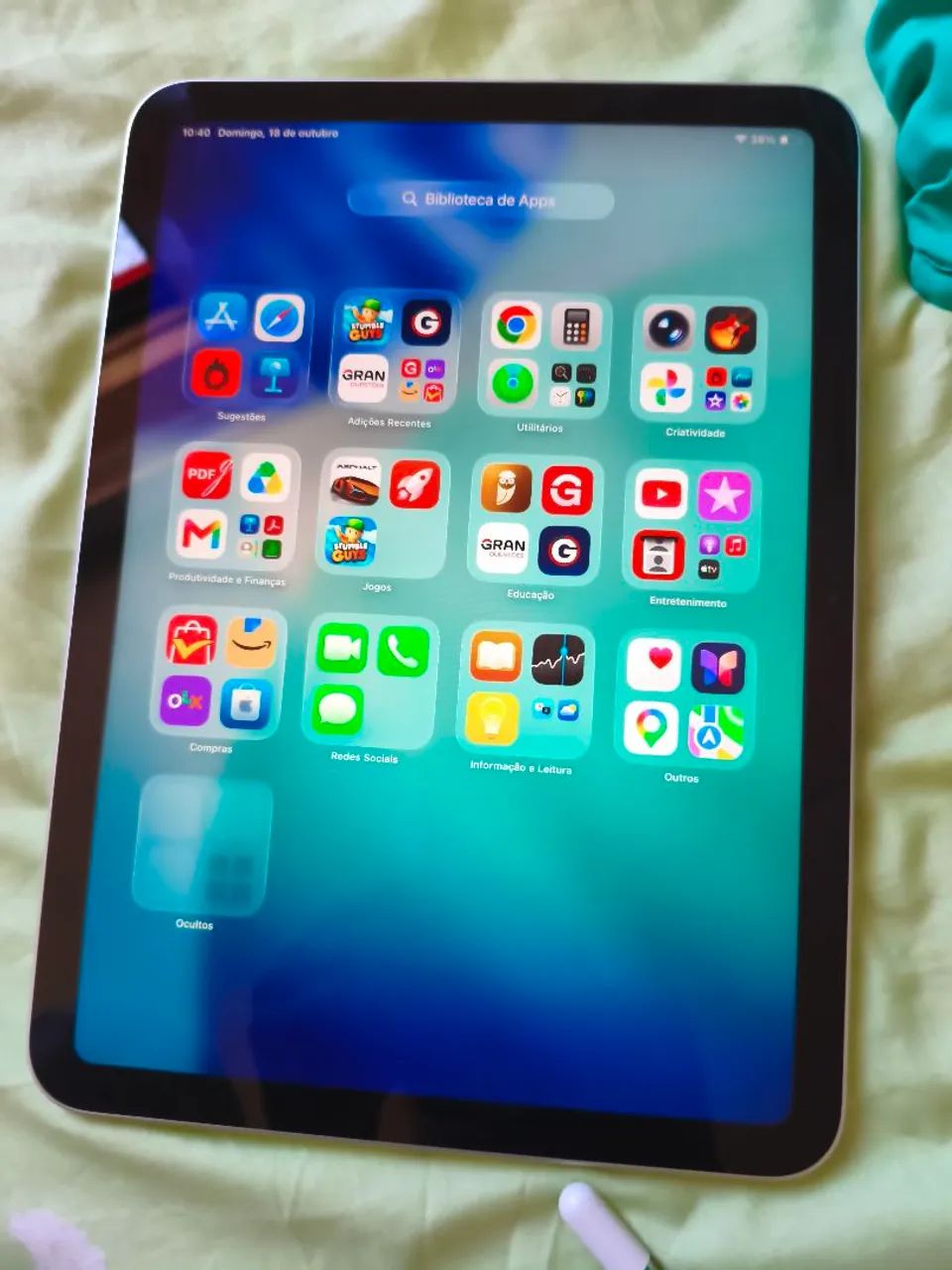 IPAD 11, A16 128 GB APPLE, COM CANETA ORIGINAL  - Foto 5