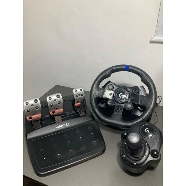 LOGITECH G923 COM CÂMBIO - POUCO USO ESTADO DE ZERO!