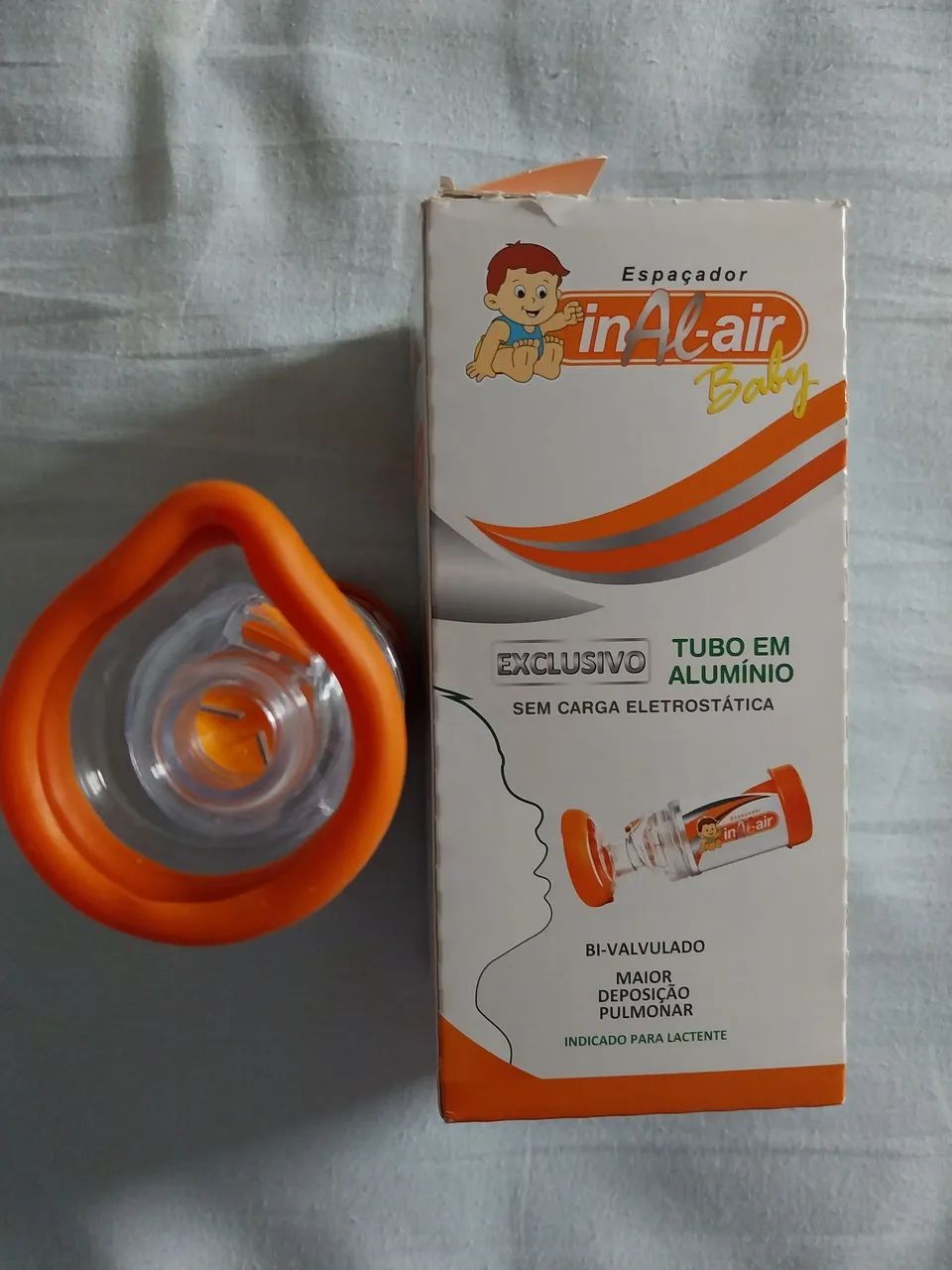 Espaçador - Bombinha para Criança com Asma - Marca InAl-air - Foto 2