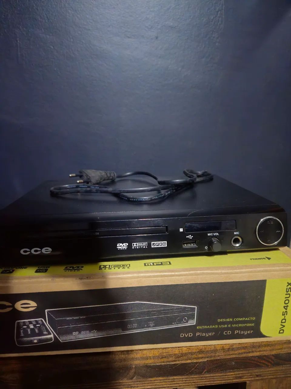 Aparelho de DVD/CD player CCE DVD540USX - Foto 4