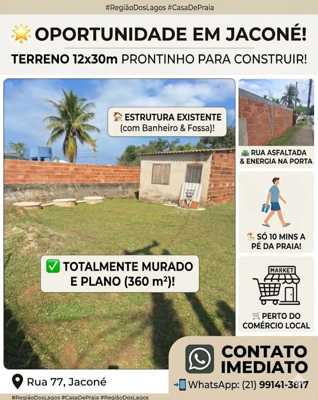 Kitnet com terreno 12x30  - Foto 12