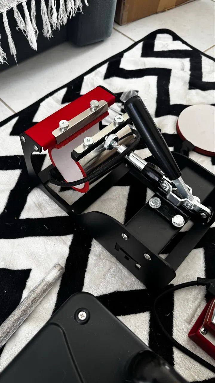 Prensa Térmica 8x1 Sublimação Caneca Camiseta Bones Pratos Cor Caneta E Long Drink - Foto 5