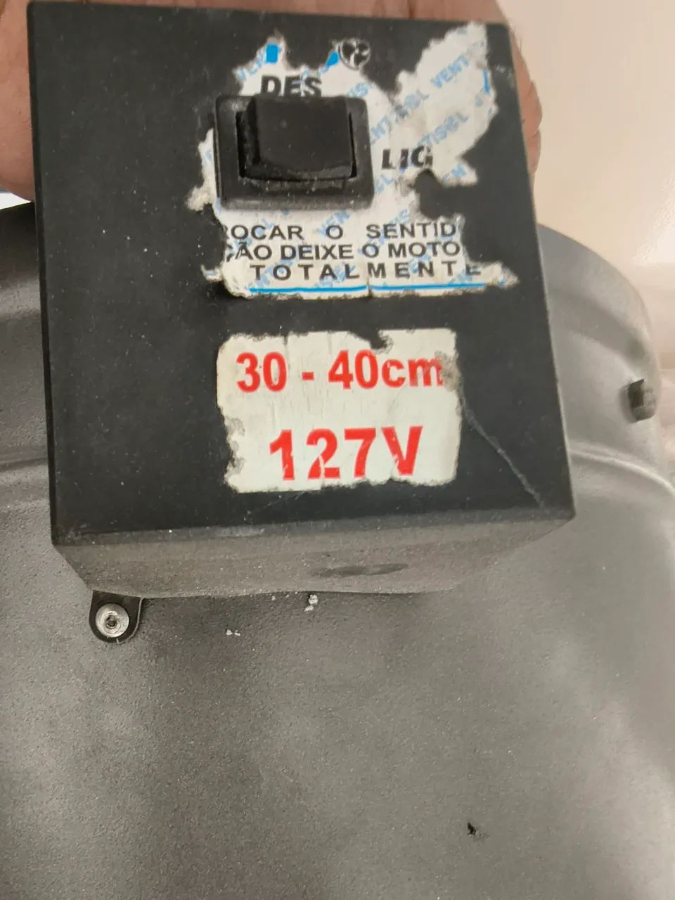 Exaustor 40 cm 127v em excelente  condição,semi novo pouco uso - Foto 2