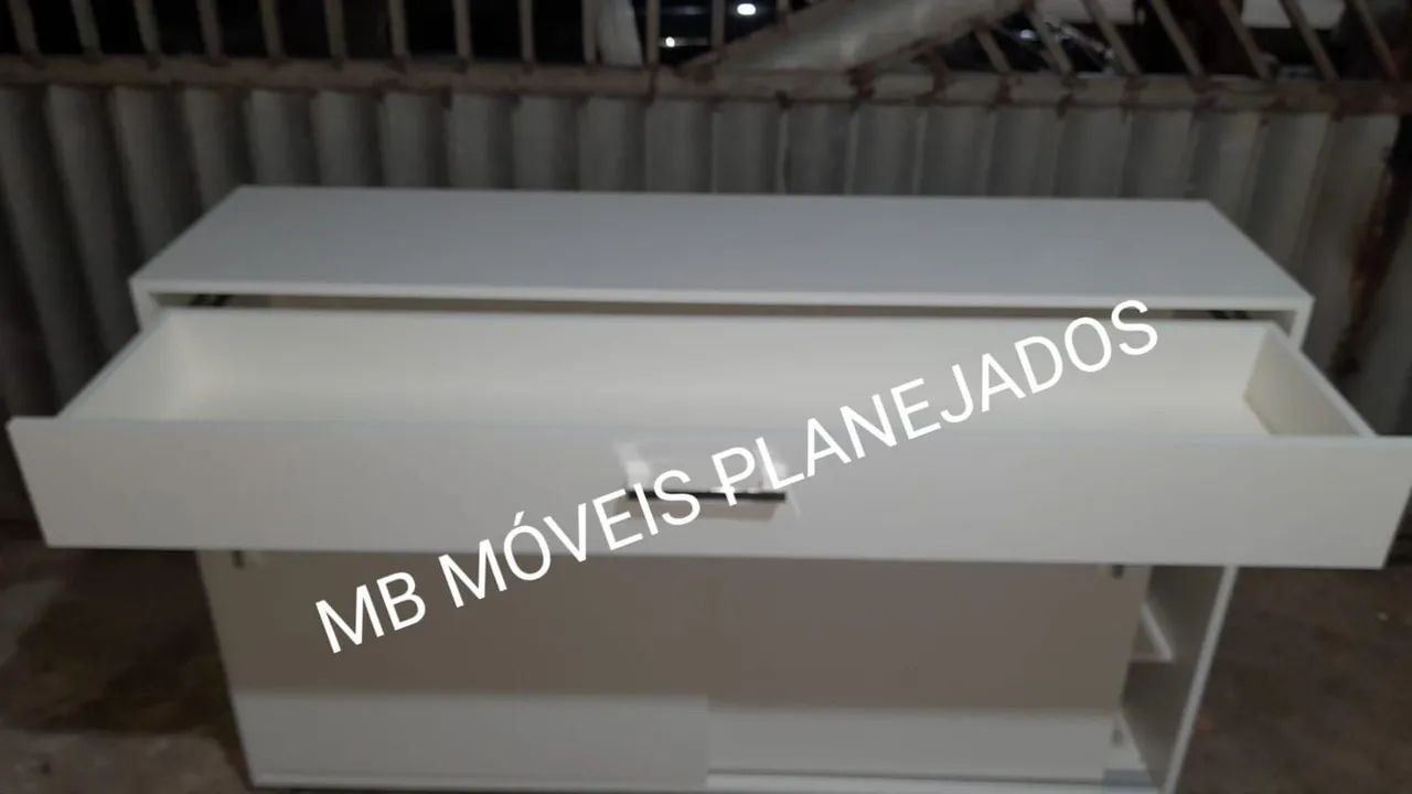 Sapateira com gaveta nova 100% MDF branco  - Foto 2