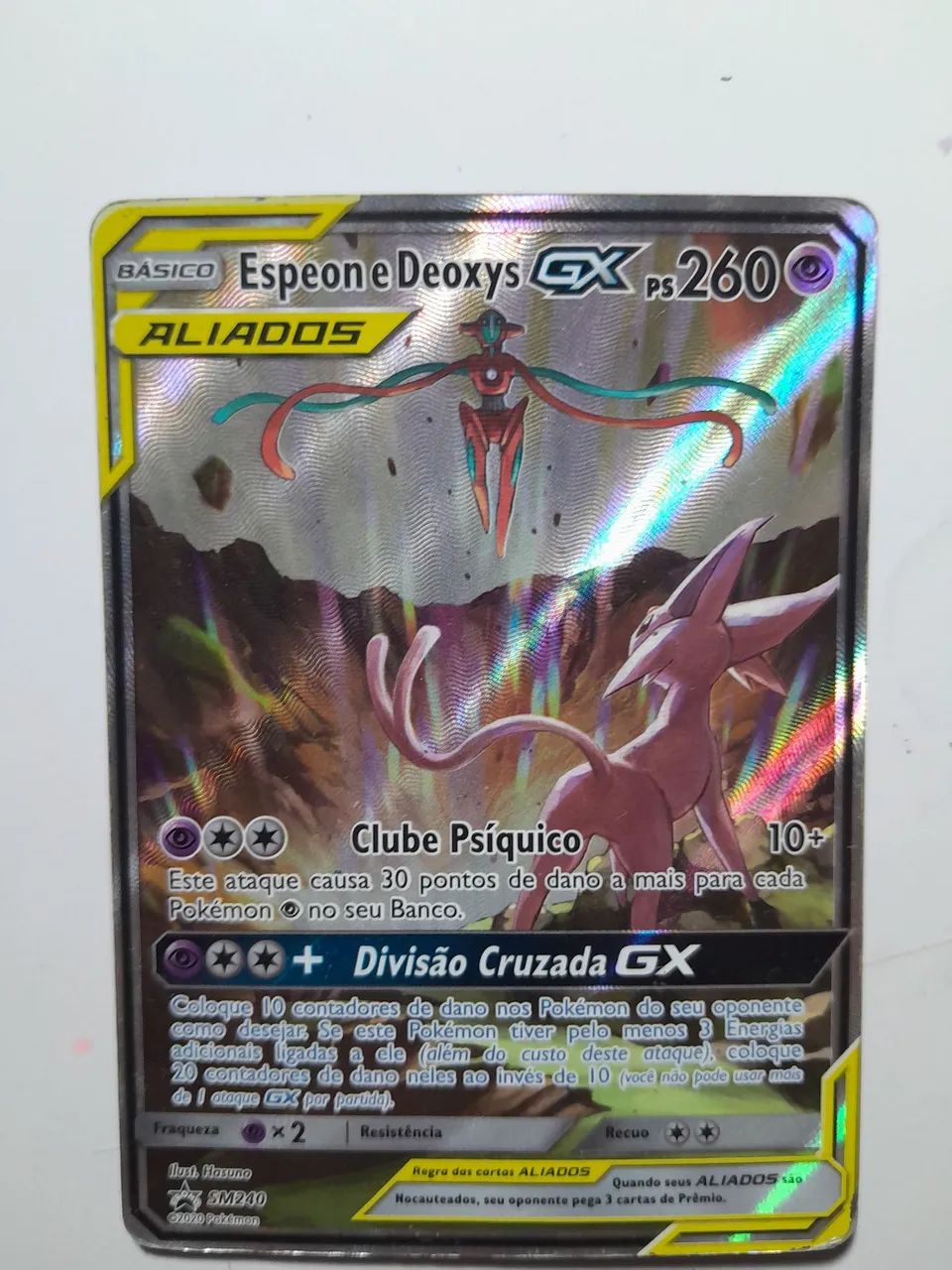 Cartas pokemon ninetales e espeon e deoxys