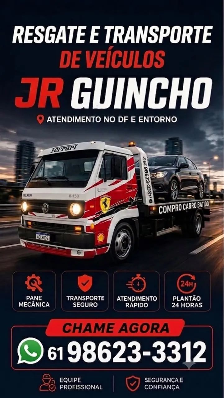 Serviço de Guincho 24 horas 