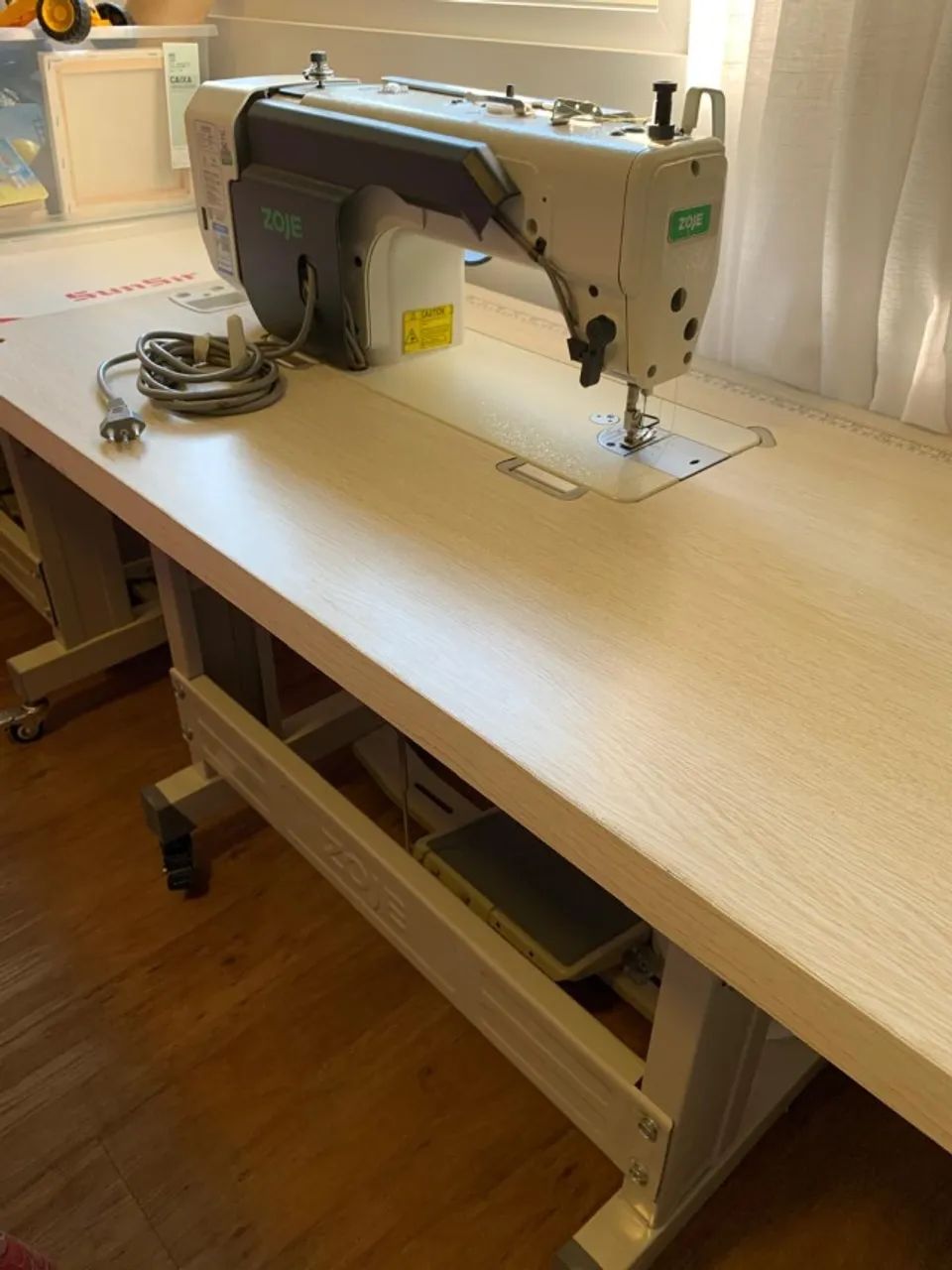 Máquina de Costura Industrial Semi Nova - Reta Zoje Direct Drive - Foto 5