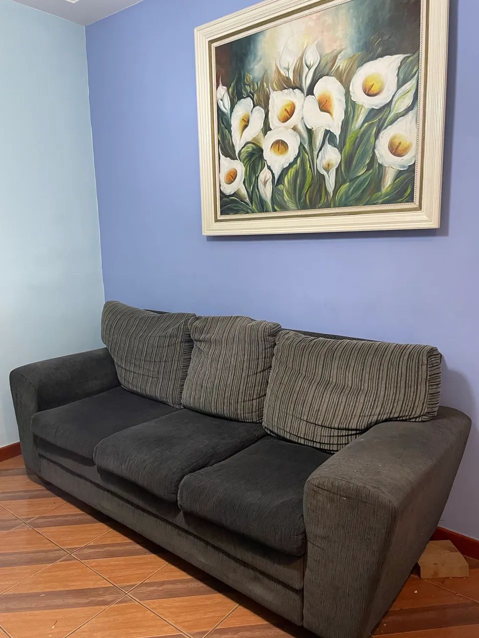 Vendo 2 sofás usados, em bom estado de conservação. - Foto 3